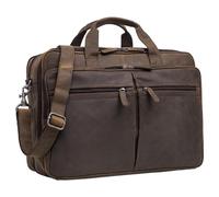 STILORD 'Gigantus' Borsa Porta PC 17,3 Pelle Valigetta pelle valigetta porta documenti Borsa da lavoro Porta documenti grande pelle Vintage, Colore:colorado - marrone