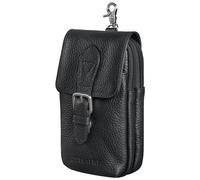 STILORD 'Harper' Marsupio Porta Cellulare Cintura in Pelle Vintage Piccolo Borsello da Cintura Porta Telefono per Uomo Donna ideala per Running Viaggio in Cuoio Vera, Colore:nero