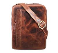 STILORD 'John' Borsa Piccola Uomo in Pelle Vintage Borsetta Cuoio Borsello con Tracolla per Tablet da 8,4 Pollici, Colore:kara - cognac
