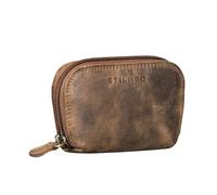 STILORD "Junis" Astuccio Portachiavi in Pelle RFID Borsellino Portachiavi in Cuoio Autentico Portamonete per Chiavi e Monete con Confezione Regalo per Uomo e Donna Colore:marrone medio