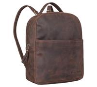 STILORD 'Kayla' Zaino Vintage Donna Piccolo in Pelle Zainetto Borsa da Donna Elegante Borsa a Spalla per Tablet 12,9 Pollici Borsa Lavoro Cuoio Autentico, Colore:zamora - marrone