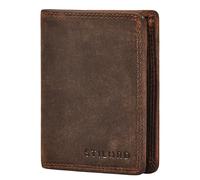 STILORD 'Knox' Grande Portafoglio Uomo Pelle - Porta Carte di Credito con Protezione RFID per 8 carte Portamonet Banconote Monetine Cuoio Genuino, Colore:kreta - marrone