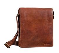 STILORD 'Lars' Borsa uomo in pelle a tracolla Messenger A4 piccola verticale Borsello vintage A4 grande per Tablet da 13,3 pollici per Università Ufficio Lavoro, Colore:maraska - marrone