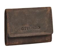 STILORD 'London' Mini Portafoglio in Pelle per Donna e Uomo con Protezione RFID Portafogli Vintage Portamonete in Cuoio Autentico - Taglia Ideale per Tasca e Borsa, Colore:kreta - marrone