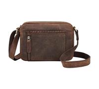 STILORD 'Marisa' Borsa a Tracolla Donna pelle Vera Boho - Borsetta a Mano Elegante per Donne - Ideale Come Borse in Cuoio Crossbody Bag con Tracolla e Chiusura a Zip, Colore:zamora - marrone