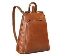 STILORD 'Martha' Zaino in Pelle per Donne Vintage | Daypack Elegante e Moderno per Città, Uscite, Shopping e Lavoro | Zaino Anti-Furto in Vera Pelle, Colore:texas - marrone