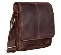 STILORD “Matt” Borsello in Pelle da Uomo Messenger bag piccola Cross Body Borsa a tracolla Borsetta da Viaggio Vintage Colore:kansas - marrone