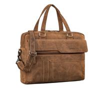 STILORD "Matthew" Borsa Tracolla Donna e Uomini Pelle Vera - Cartella Portadocumenti A4 Elegante - Borsa PC 15,6-16 Pollici - Ventiquattrore da Lavoro a Tracolla Colore:bergamo - marrone