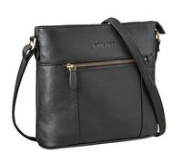 STILORD "Medina" Borsa Donna Tracolla Media Pelle Borsa a Spalla Cuoio Vintage Borsetta per Feste e Tutti i Giorni Pochette Borsello Classica Borsa Crossbody Vera Pelle Colore:nero