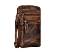 STILORD 'Mikael' Borsa a Petto in Pelle 3-in-1 per Uomo - Marsupio, Borsa a Tracolla, Porta Smartphone - Elegante Borsa Piccola in Cuoio Borse per Uomini, Colore:luino - marrone