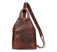 STILORD 'Minou' Borsa a fionda in pelle Donna 2 in 1 Zaino Borsa a tracolla Borsa con manico vintage Borsa in pelle Vera pelle, Colore:salerno - marrone