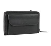 STILORD "Monica" Portafoglio in pelle con scomparto per cellulare Borsa per cellulare da donna Portafoglio a tracolla Crossbody Wallet per donne Colore:nero