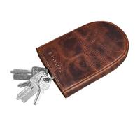 STILORD 'Monty' Borsa Portachiavi Pelle Astuccio Chiave per Uomo Donna Vintage Borsellino Chiavi Auto Casa Custodia Cuoio Genuino, Colore:soria - marrone