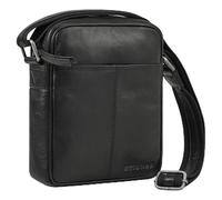 STILORD "Nilo Elegante Borsello Uomo Tracolla Pelle Nero - Borsa Piccola in Vera Pelle Borsellino per Tablet 8,3 Pollici Vintage Borsetta Crossbody Bag con Molte Tasche