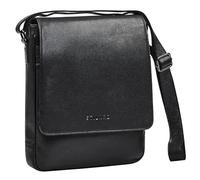 STILORD "Ottavio" Borsa a Tracolla Uomo Pelle Verticale Messenger Media in Cuoio Autentico per Laptop 13,3 Pollici Cartella Lavoro Ufficio Tempo Libero Borse Crossbody Colore:nero