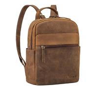 STILORD 'Phineas' Zaino Piccolo in Pelle da Uomo e Donna per Bagaglio a Mano e Viaggio, Daypack, Colore:vinto - marrone