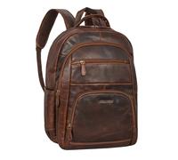 STILORD 'Pierre' Zaino da Lavoro in Pelle per Donna e Uomo - Grande per Laptop da 15,6 Pollici - Bagaglio a Mano Colore:florida - marrone