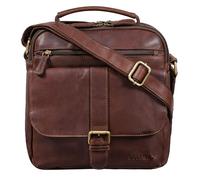 STILORD 'Ricardo' Borsello Grande Uomo Vintage in Vera Pelle Messenger di Qualità per Tablet da 10,1 pollici Molte Tasche, Colore:cognac marrone scuro