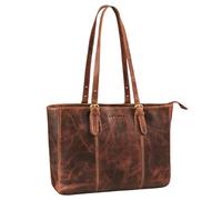 STILORD "Rosalind Borsa a Tracolla da Donna in Pelle Media e Grande, Shopper in Vera Pelle Colore:nero