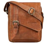 STILORD "Ryder Borsello Uomo Pelle Tracolla Piccola Borsa a Tracolla Cuoio Cognac Vintage Borselli Messenger Crossbody Bag per Tablet 8 Pollici con Chiusura Magnetica