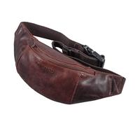 STILORD 'Shawn' Marsupio in Pelle Vintage da Uomo Borsello a Tracolla Zainetto Monospalla Cerniera in Cuoio, Colore:florida - marrone