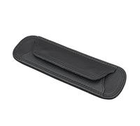 STILORD spallina in pelle con bottoni a pressione per la tracolla cuscino imbottito di protezione della cintura vera pelle vintage Colore:nero