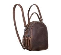 STILORD 'Stacy' Borsa Zaino da Donna Pelle Vintage Mini Daypack Zainetto Piccolo Backpack Pratico Elegante Mini Daypack da Viaggio in Cuoio Autentico, Colore:torres - marrone