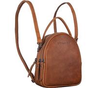 STILORD "Stacy" Borsa Zaino da Donna Pelle Vintage Mini Daypack Zainetto Piccolo Backpack Pratico Elegante Mini Daypack da Viaggio in Cuoio Autentico Colore:toretto - marrone scuro
