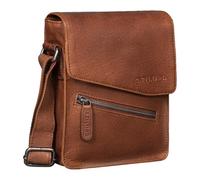 STILORD 'Steve' Borsa Uomo Piccola Pelle Borsello Vintage da Spiaggia Borsetta Uomo Tracolla Design Orizzontale Elegante, Colore:maraska - marrone