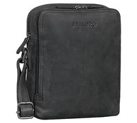 STILORD 'Tobias' Borsa a Mano Uomo in Pelle Elegante Borsello a Tracolla Piccola Borsa Messenger Vintage Borsa Monospalla in Cuoio Genuino, Colore:carbon - grigio