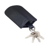 STILORD 'Toby' Portachiavi Vinatge Pelle Astuccio Portachiavi per Uomo Donna Portamonete Mini Portafoglio Piccolo Borsellino Chiavi Auto Casa Cuoio Genuino, Colore:nero