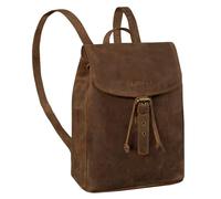STILORD 'Valerie' Zaino Donna Lavoro Elegante in Pelle Vintage Borsa Porta PC 13,3 Pollici Zaino per Università Ufficio Viaggio Borsa da Donna Cuoio Autentico, Colore:marrone medio