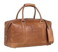 STILORD 'Viator' Borsone da Viaggio Pelle Vintage per Uomo e Donna Grande Borse a Tracolla per Vacanze Sport Borsa da Weekend in Vera Pella, Colore:mocca - marrone scuro