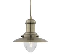 Stilosa Lampada A Sospensione Vintage E27 Ø31Cm In Bronzo Illuminazione Interna