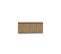 Stilprojectstore Madia 4 Ante, Legno Naturale, 184x40x90 cm - GENIO ARTISAN