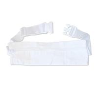 Stilux® Cintura Ihram Bianca con Banana per Hajj e Omra, Borsa Banana in Cotone con Multi-tasche, Borsa Impermeabile Regolabile con Fibbia Plate, bianco