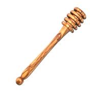 Stilux® Cucchiaio per miele in legno d'ulivo, 15 cm, miele e sciroppo, dosatore a spirale per miele, senza goccioline e senza residui in vero legno di ulivo, pratico aiuto per gli amanti del miele
