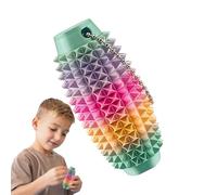 Stim Fidget Toy, Small Stimming Tools, 3.15x1.18in Authentic 3d Printed Charm, Compact Calming Sensory Relief, Portable Anti-Stress Design for Travel, School, Classroom Use