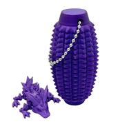 Stim Toy Fidget, portatile Spiky Charm, 1,65 x 1,65 cm, stampa calming Tool, anti stress Sensory Reliever, Pocket Travel Companion for Adults, Teens, Toddler, School, Airplane