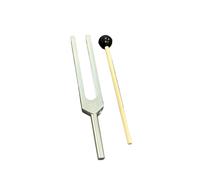 Stimmgabel Set Diapason in lega di alluminio da 512 Hz, for la cura delle orecchie, tono standard terapeutico(512HZ Silvery)