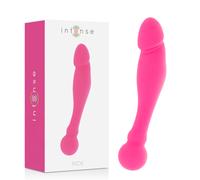 Stimolatore anale e vaginale doppia punta in silicone rosa Rick, Poids 0.168 Kg, Colore Rosa