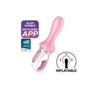 Stimolatore Anale Gonfiabile Satisfyer Air Pump Booty 5+ App Rosa