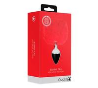 Stimolatore Anale Tappo stimolatore Dilatatore Con Coda Bunny Tail in Metallo