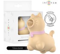 Stimolatore Clitoride con Lingua Rotante Intense Tolosa - Giallo