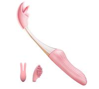 Stimolatore Clitoride Femminile Vibratore Punto G Coppia Vibratori Clidoride Donna Dildo Vibratoreper Donna Professionale Piccolo Clotoride 9 Modalità di Vibrazione