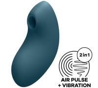 Stimolatore clitorideo ad aria pulsata e vibro Vulva Lover 2 Blu, Poids 0.27 Kg, Colore Verde