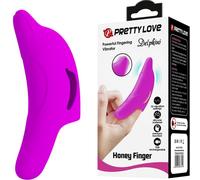 PRETTY LOVE - POTENTE STIMOLATORE DELLE DITA DELPHINI VIOLA
