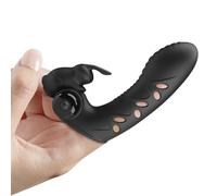 Stimolatore del Clitoride vibrante Rabbit vibratore da dito in Silicone Stanford