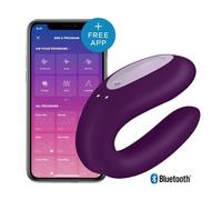 STIMOLATORE DOPPIO VIOLA DOUBLE JOY PURPLE FREE APP COPPIA RICARICABILE