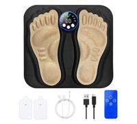 Stimolatore EMS piedi - Dispositivo elettrico per muscolare, massaggiatore portatile con programmi regolabili per adulti, anziani, dipendenti, palestra, azienda, cura del corpo